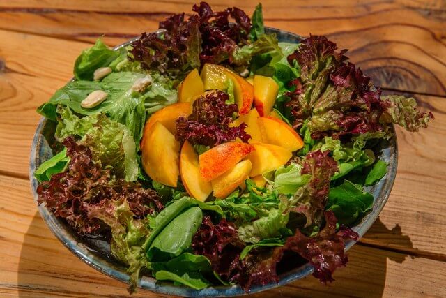 Green Salad bassia seafood restaurant zante zakynthos greece